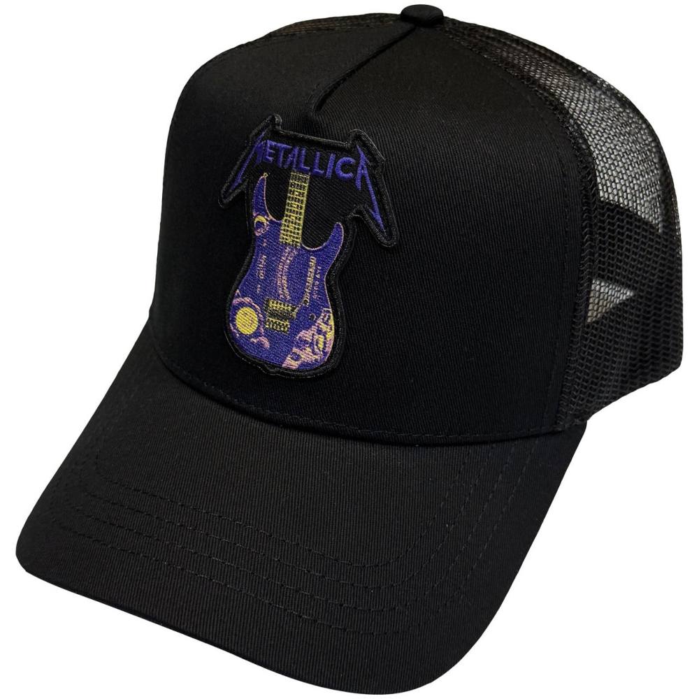 Metallica - Kirk Purple Ouija Guitar Casquette Snapback - Noir